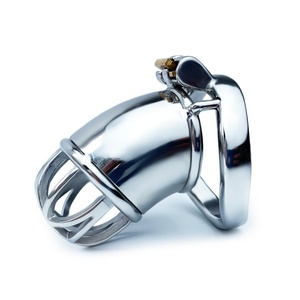 Jaula de Castidad Masculina FRRK Strong Lock, Dispositivo de Castidad de Acero Inoxidable 304, Jaula de Castidad con Bloqueo para Pene, Juguetes Sexuales para Hombres, Sissy Gay - Product Image 3