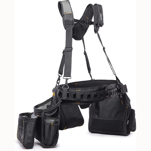 Toughbuilt nhiệm vụ nặng nề thợ mộc thợ điện Công cụ Bộ dụng cụ Tổ Chức Công cụ Eo Túi thợ điện Treo Giàn Khoan công cụ thắt lưng cho nam giới - Product Image 1