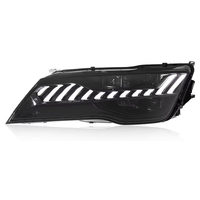 Conjunto de Faros Delanteros de Alta Calidad de 12V para Audi A7 11-14, Modificados con Luz Diurna LED Estilo RS7, Lente Direccional con Efecto de Flujo, 6 Meses de Garantía