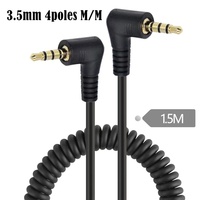 Cable TRS macho Dual para mezclador de Audio, micrófono, cámara, altavoz, 3,5mm