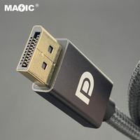 Câble plaqué or avec gaine en PVC tressé 1.4, 8K 60Hz pour moniteur HDTV