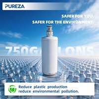 Filtre à eau sous évier PUREZA Z044 pour l'élimination efficace du chlore, compatible avec DWS2000-CN