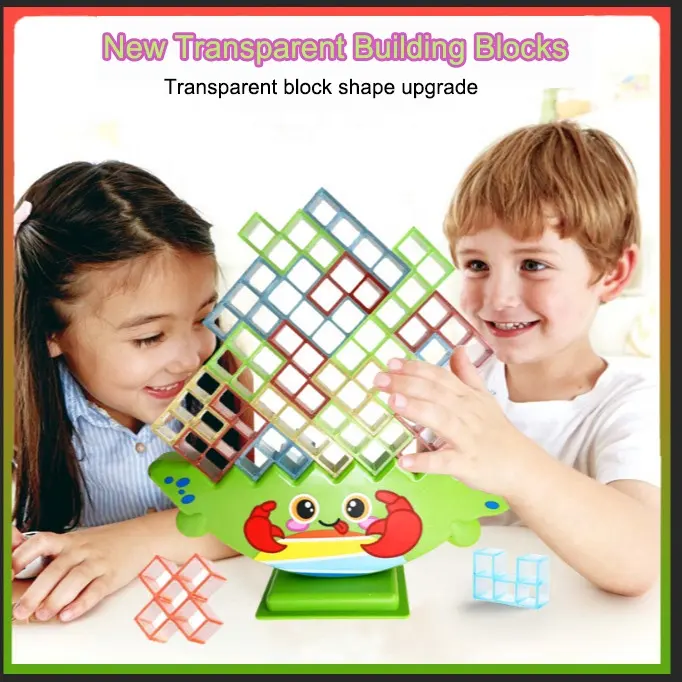 2024 Most Popular Balance Games Tower Family Games Kids Educational Balance Games For Children