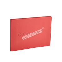 Conception personnalisée Laminage numérique mat CMJN Boîte vidéo en carton avec impression Carte postale à écran LCD pour le marketing commercial et la publicité