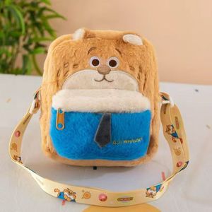 สินค้าใหม่จากภาพยนตร์ Zootopia ตุ๊กตาขนนุ่มน่ารักของจูดี้และนิค พร้อมกระเป๋า  ตุ๊กตาและกระเป๋าเป้สะพายหลังรูปสัตว์  บรรจุใยฝ้าย PP - Product Image 6