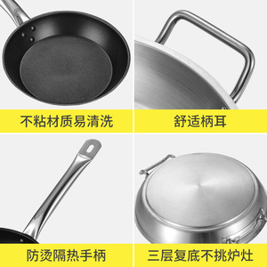 Acute Non-Stick Fry Pan 24Cm Induction Compatible Multi-Functional Cooking Pan - Product Image 4