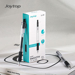 ปากกาเจล Joytop 09 สำหรับโรงเรียน แพ็ค 12 ด้าม ราคาประหยัด เขียนลื่น หมึกสีดำ เหมาะสำหรับการสอบในโรงเรียนและเครื่องเขียนสำนักงาน - Product Image 2