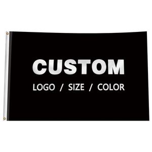 Wholesale Premium Fabric Good Quality Best Price Black Custom Flags <b>Banners</b> - Product Image 4
