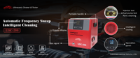 Limpiador Ultrasónico Inteligente y Probador, Máquina de Limpieza Inteligente, Lavador de Inyectores de Combustible, Pantalla LCD, 2L de Capacidad, AC220V/110V