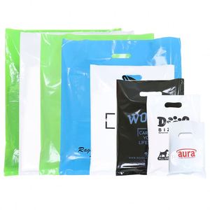 Bolsas de Plástico PE Transparente Reciclables Impresas, Bolsas para Camisetas, Ropa, Joyería, Marcas de Productos de Belleza, Empaquetado al por Mayor - Product Image 2
