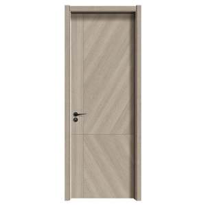 Porte intérieure contemporaine à prix réduit pour la décoration en contreplaqué, portes de chambre intérieures bon marché - Product Image 5