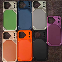 Étui de téléphone magnétique en TPU électroplaqué antichoc avec protection contre les chutes et protection de l'appareil photo