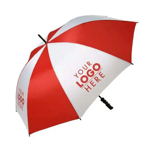 Long Handle Automatic Golf Umbrella Custom Logo Pattern Business Advertising Umbrella for Hotels Promotional Party Supply