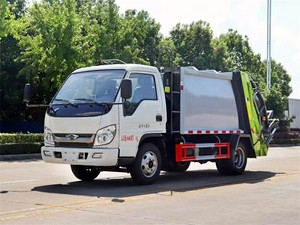 Camion de compactage des déchets Foton Mini 4X2 LHD/RHD 4m³ à prix d'usine pour l'assainissement communautaire - Product Image 2