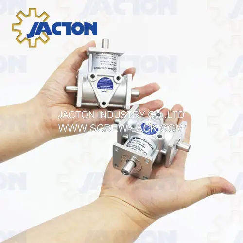 JTA10 Aluminum Spiral Bevel Gearbox bevel gearboxes small small transmission gear box