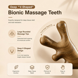 Peine para el Cabello de Madera de Sándalo Ecológico con Diseño de Dientes Profundos en Forma de V para un Cuidado del Cuero Cabelludo Confortable y una Rutina de Belleza Diaria - Product Image 4