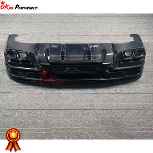 Diffusore posteriore in fibra di carbonio stile LD (con punte di scarico) per Mercedes Benz GLE Coupe BodyKit - Product Image 4