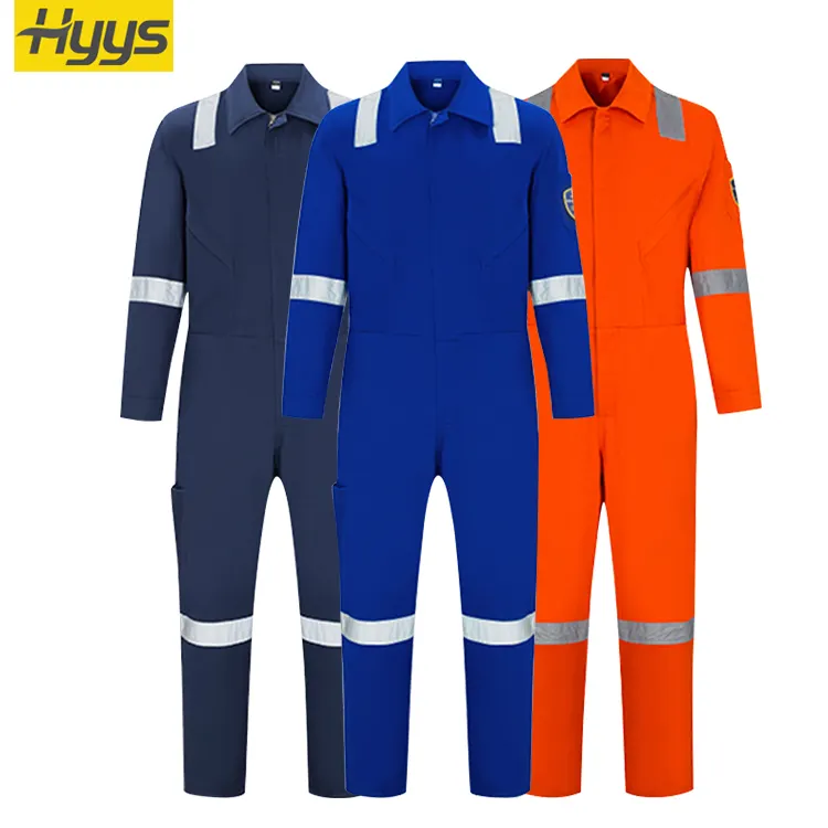 工場直販難燃性作業カバーオール反射ストリップ作業服frc衣類を追加安全作業員制服