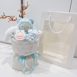 Bouquet de jouets pour chien en peluche moelleux, durable et réutilisable, cadeau pour anniversaire, fête, rendez-vous - Product Image 1