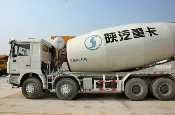 Shacman dimensões de caminhão, 8x4 345hp 10 medidores cúbicos de concreto
