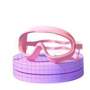 Gafas de natación para niños, gafas de natación de alta definición, impermeables, antivaho, marco grande, ajustables, equipo de entrenamiento para niños y niñas - Product Image 1