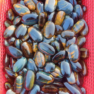 Commercio all'ingrosso cristalli di quarzo guarigione spirituale pietre di palma di <span class=keywords><strong>tigre</strong></span> blu occhio di <span class=keywords><strong>tigre</strong></span> lucidato palme in pietra per la decorazione - Product Image 1