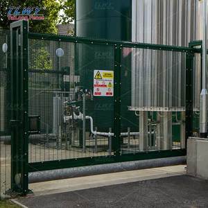 Prix usine Clôture anti-coupure Clôture à vue dégagée Porte coulissante 358 Treillis métallique Anti-montée Clôture de haute sécurité Porte en treillis métallique - Product Image 1