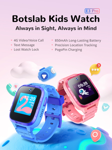 นาฬิกาเด็กบอทสแล็บ คิดส์ วอทช์ อี 3 โปร(W322P) หน้าจอสัมผัส GPS บลูทูธ สายซิลิโคน กันกระแทก กันน้ำ IPX7 - Product Image 3