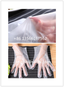 Voll automatische Hochgeschwindigkeits-Kunststoff-TPE/CPE // PE/LDPE/HDPE-Einweg-Handschuh herstellungs maschine - Product Image 4