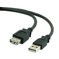 Kabel DFX USB 2.0 a Male to Female 1.5m, Kabel Ekstensi Kecepatan Tinggi Multi Warna Opsional untuk Rak Server