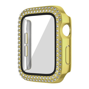 2 en 1 Protector de pantalla de vidrio templado Bling Watch Funda protectora para <span class=keywords><strong>Apple</strong></span> Watch 38/40/42/44mm - Product Image 4