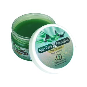 Pomada Capilar Sólida de Aloe Vera Natural y Aceite de Coco para Suavidad, Brillo, Control de Humedad y Cuidado de la Piel con Ingredientes Orgánicos - Product Image 1