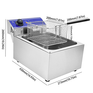 Friteuse électrique à huile peu consommante et à préchauffage rapide, <span class=keywords><strong>de</strong></span> qualité industrielle, pour cuisine KFC - Product Image 3