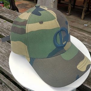 Logo personalizzato ricamato 3D elegante mimetico resistente e con chiusura posteriore regolabile cappello da Baseball strutturato all'ingrosso - Product Image 3