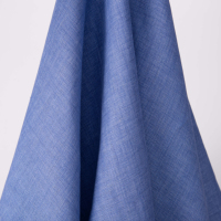 8550 #   Tissu texturé en lin 100% biologique imprimé français, teint en fil, naturel, respirant, de haute qualité, toucher doux, textile de maison