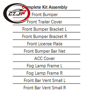 CZJF Produits les plus vendus Kit d'assemblage complet pour <span class=keywords><strong>BMW</strong></span> Série <span class=keywords><strong>1</strong></span> F40 <span class=keywords><strong>M</strong></span> 2018 2019 <span class=keywords><strong>2020</strong></span> 2021 OEM 51119881566 - Product Image 3