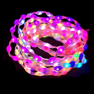 Lumières féeriques de décoration extérieure 5V App Control <span class=keywords><strong>Twinkly</strong></span> Smart Christmas Tree Lights Black Clear Wire Led Fairy String Lights - Product Image 5