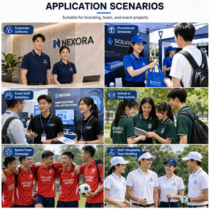 Camiseta Polo Personalizada Bordada de Algodón Puro para Hombre, Uniforme Deportivo, Camiseta de Golf Unisex, Talla Grande, Ropa de Trabajo - Product Image 5
