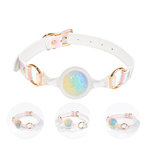 All'ingrosso consegna veloce in pelle Bondage frusta Sm giocattoli sessuali <span class=keywords><strong>per</strong></span> <span class=keywords><strong>coppie</strong></span> singolo Silicone bocca palla bavaglio - Product Image 1