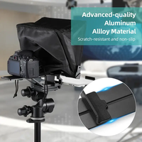 Hongsound 14 "Design incliné diffusion professionnelle téléprompteur de conférence en direct FHD affichage pour DSLR tablette Smartphone
