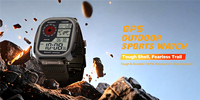 DM66 Grote Capaciteit Batterij Kompas GNSS GPS Horloge
