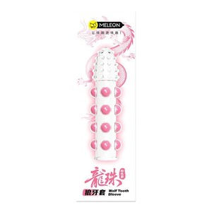 Meleon Dragon Ball Wolf Tooth Sleeve 62 Beads Thickened Reusable Male Condom TPE Adult Toy - Product Image 5