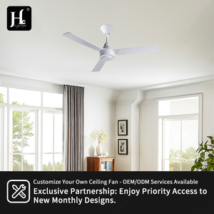 Ventilador de techo moderno con inversor de 48 pulgadas para decoración de interiores: flujo de aire ajustable de 6 velocidades, sin luz, elegante electrodoméstico para el hogar - Product Image 5