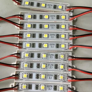 डीसी 5V मॉड्यूल का नेतृत्व किया उच्च शक्ति 3 एल ई डी 1.5W 5050 SMD मॉड्यूल प्रकाश बॉक्स इंजेक्शन Backlight SMD5050 एलईडी मॉड्यूल विज्ञापन के लिए