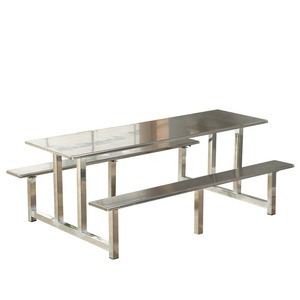 Bộ bàn ăn nhà hàng làm bằng thép cho <span class=keywords><strong>4</strong></span> người tích hợp bàn ăn cho <span class=keywords><strong>4</strong></span> người bàn ghế tất cả trong một để ăn - Product Image 4