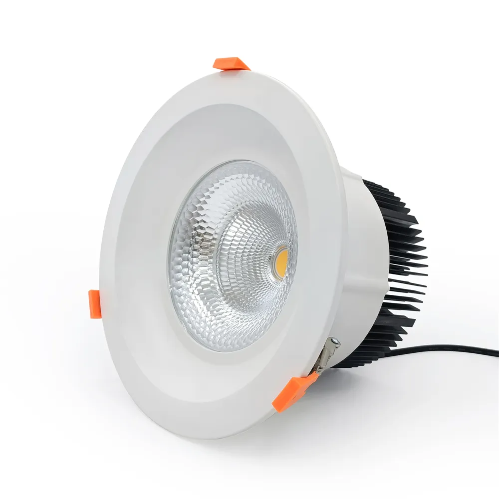 Çin tedarikçisi 6 inç ticari Downlight 30W 35W Spot parlama önleyici COB LED gömme Spot ışık