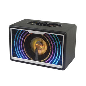 SD-1 50W stéréo danse <span class=keywords><strong>Micro</strong></span> 6.5 pouces USB numérique sans fil bois Portable Smart cercle LED lumière colorée haut-parleur Audio - Product Image 2