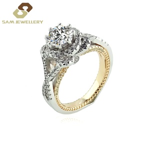 Anillo <span class=keywords><strong>de</strong></span> compromiso delicado <span class=keywords><strong>de</strong></span> oro rosa <span class=keywords><strong>de</strong></span> plata clásico con vástago <span class=keywords><strong>de</strong></span> placa <span class=keywords><strong>de</strong></span> Alianza lateral cruzada <span class=keywords><strong>de</strong></span> corte <span class=keywords><strong>de</strong></span> Halo oculto para aniversario <span class=keywords><strong>de</strong></span> boda - Product Image 2