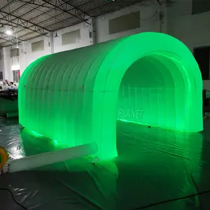 户外活动移动充气发光二极管换隧道活动发光二极管充气入口派对隧道待售