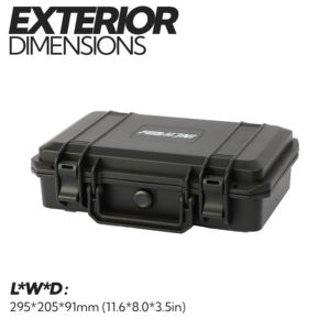 Estuche Impermeable INCHOI, Caja de Herramientas Vacía de Plástico para Exteriores, Estuche Protector Rígido para Drones, Relojes, Cámaras y Lentes - Product Image 4